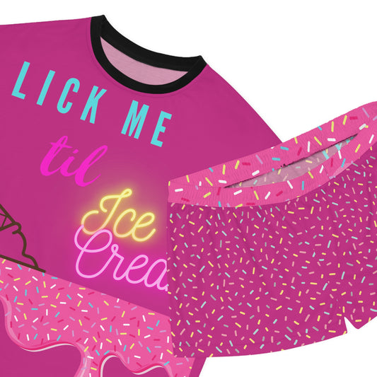 Ice Cream A Women's Short Pajama Set