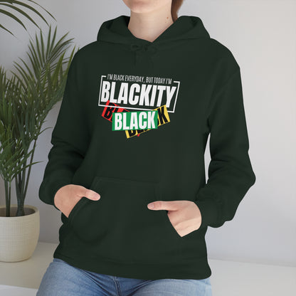 Blackity Sudadera con capucha unisex Heavy Blend™ negra