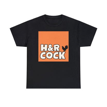 Camiseta de algodón pesado unisex naranja HR-A 2