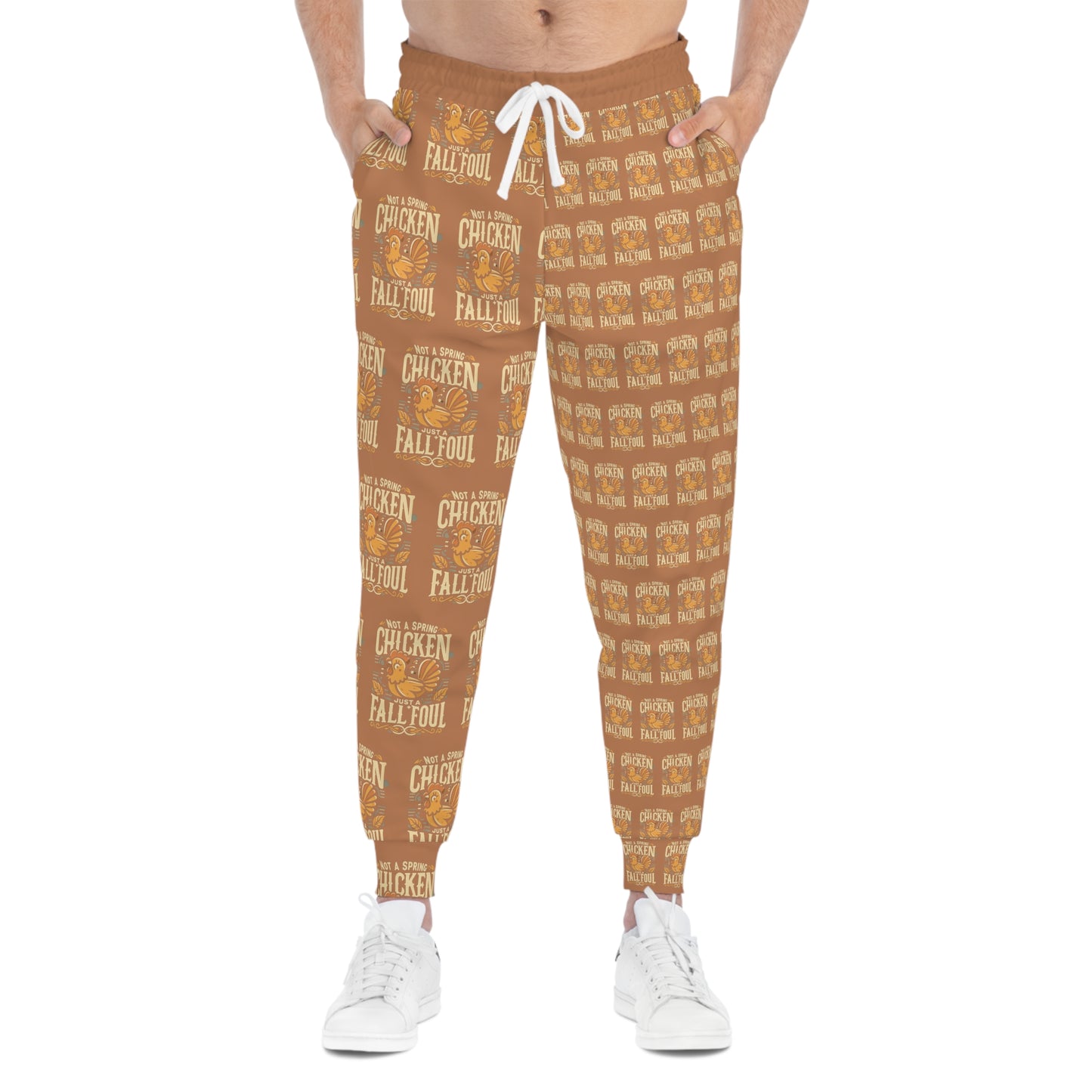 Fall Foul A Dusty Brown Athletic Joggers (AOP)