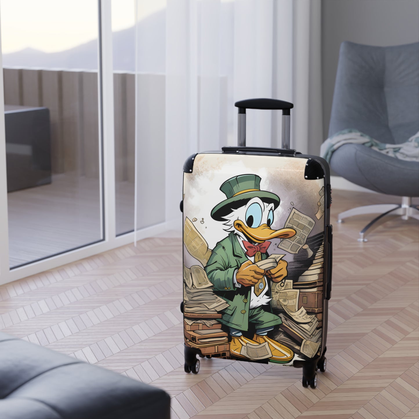 Rich as Duck Suitcase