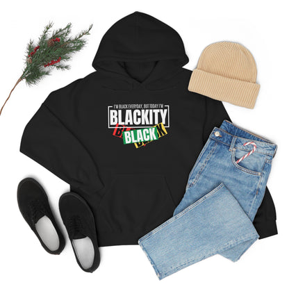 Blackity Sudadera con capucha unisex Heavy Blend™ negra