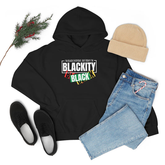 Blackity Black Unisex Heavy Blend™ Hooded Sweatshirt