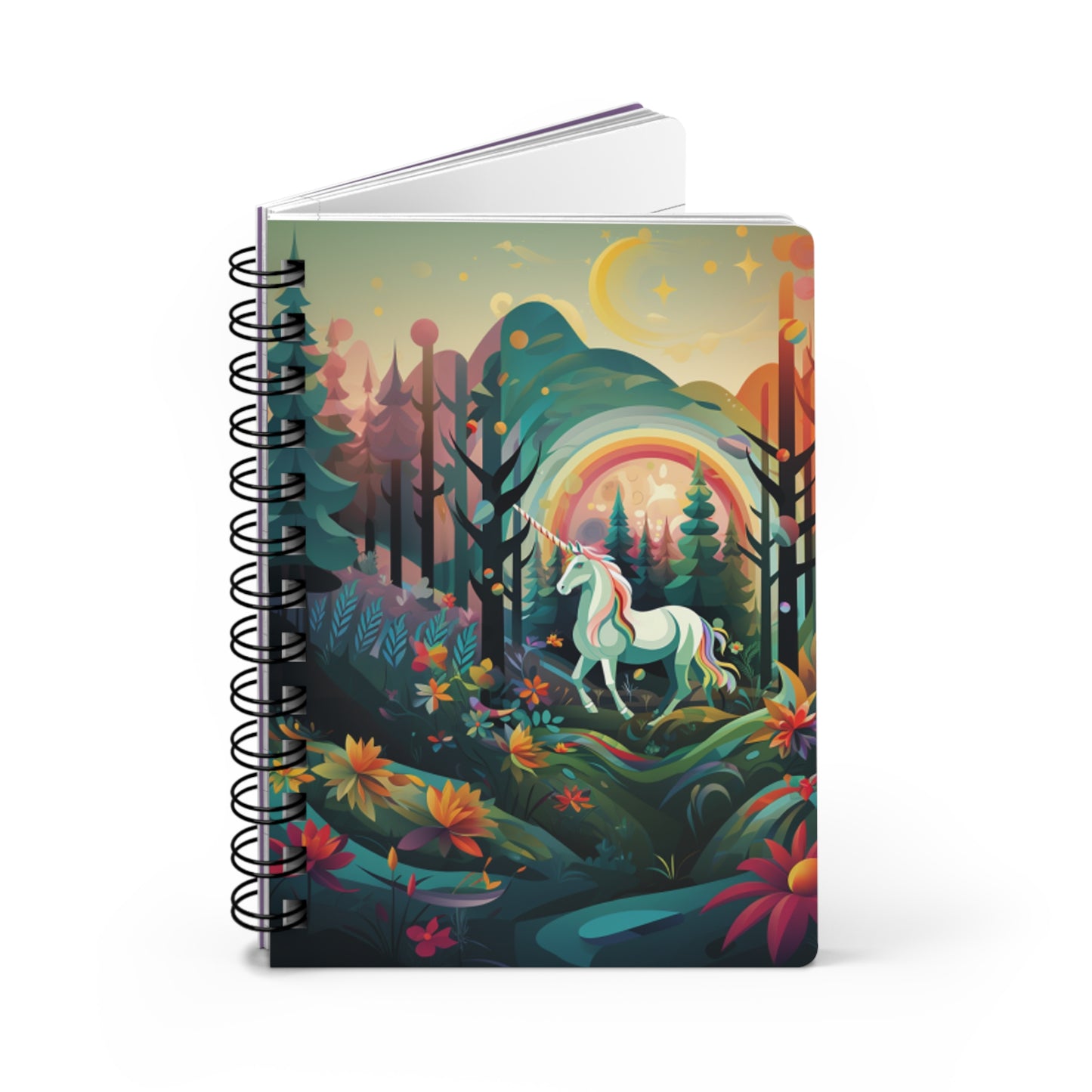 Unicorn C Spiral Bound Journal