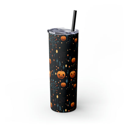 Pumpkins A Skinny Tumbler with Straw, 20oz