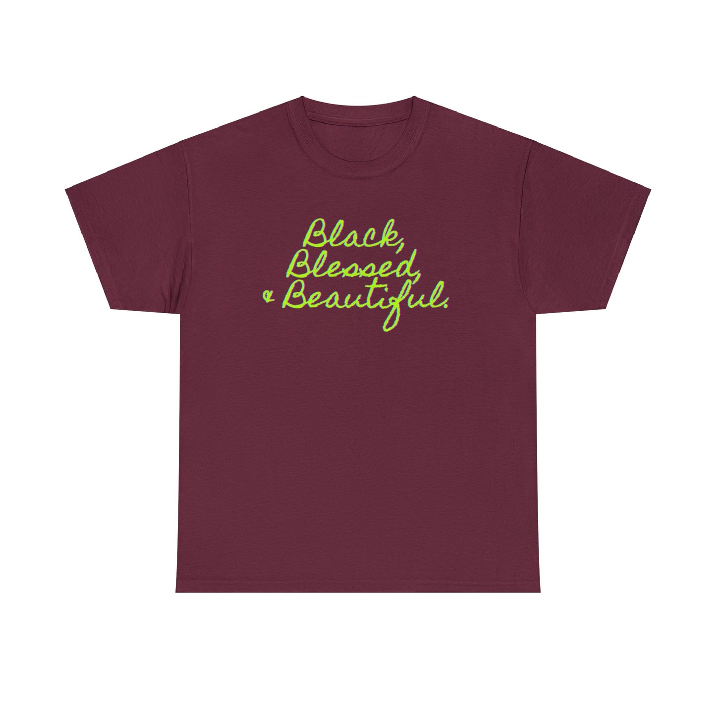 Black Blessed and Beautiful 1 Unisex Heavy Cotton Tee