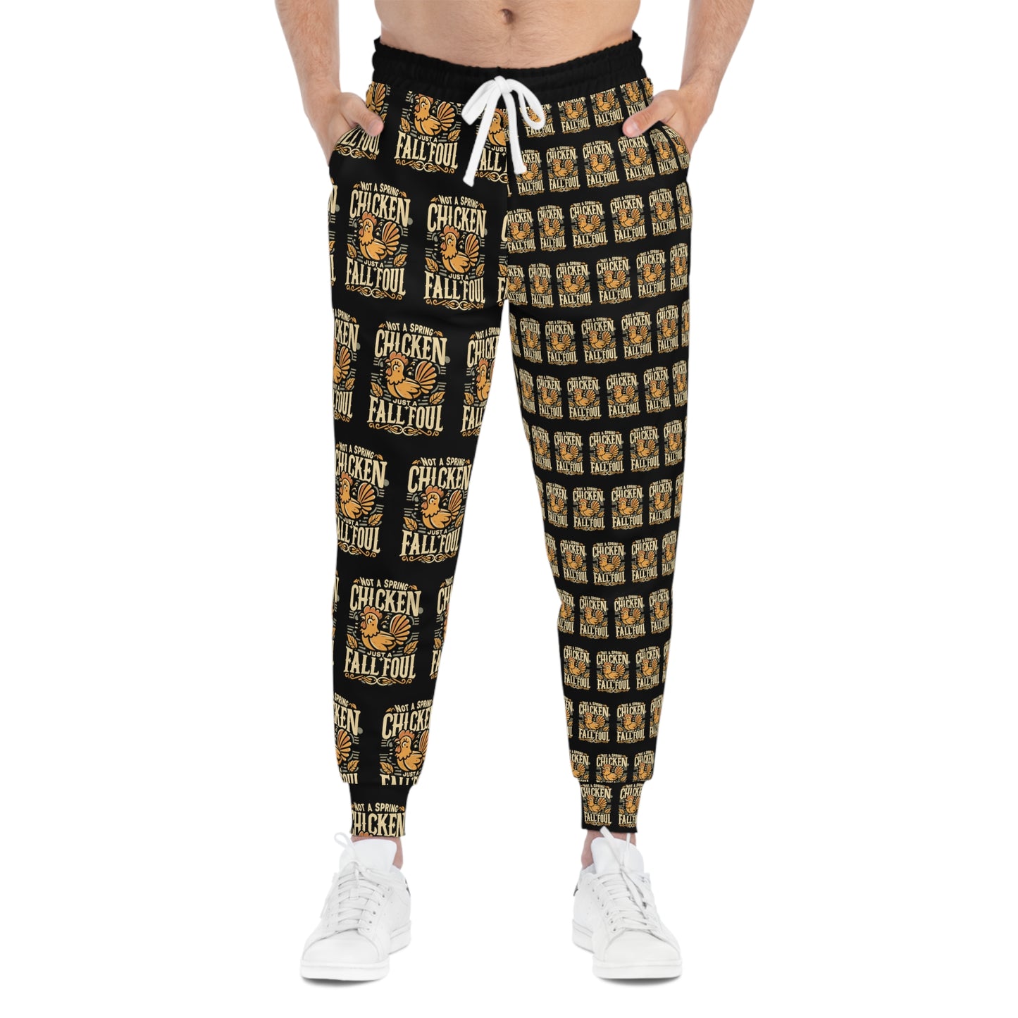 Fall Foul B Black Athletic Joggers (AOP)