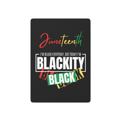 Juneteenth Blackity Playing Cards