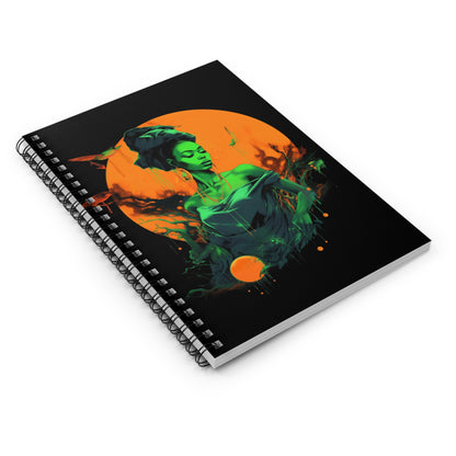 Cuaderno de espiral Halloween Witch D - Línea reglada