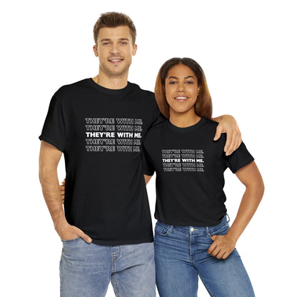 ATN They're With Us Unisex Heavy Cotton Tee