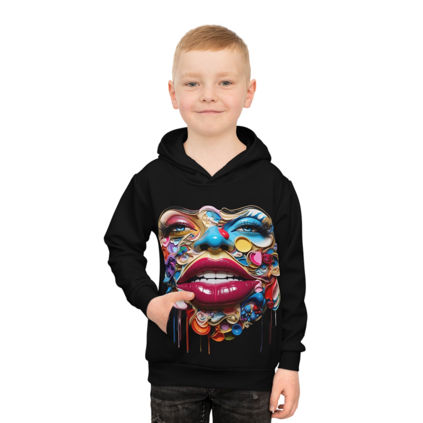 Sudadera con capucha infantil Carnaval (AOP)