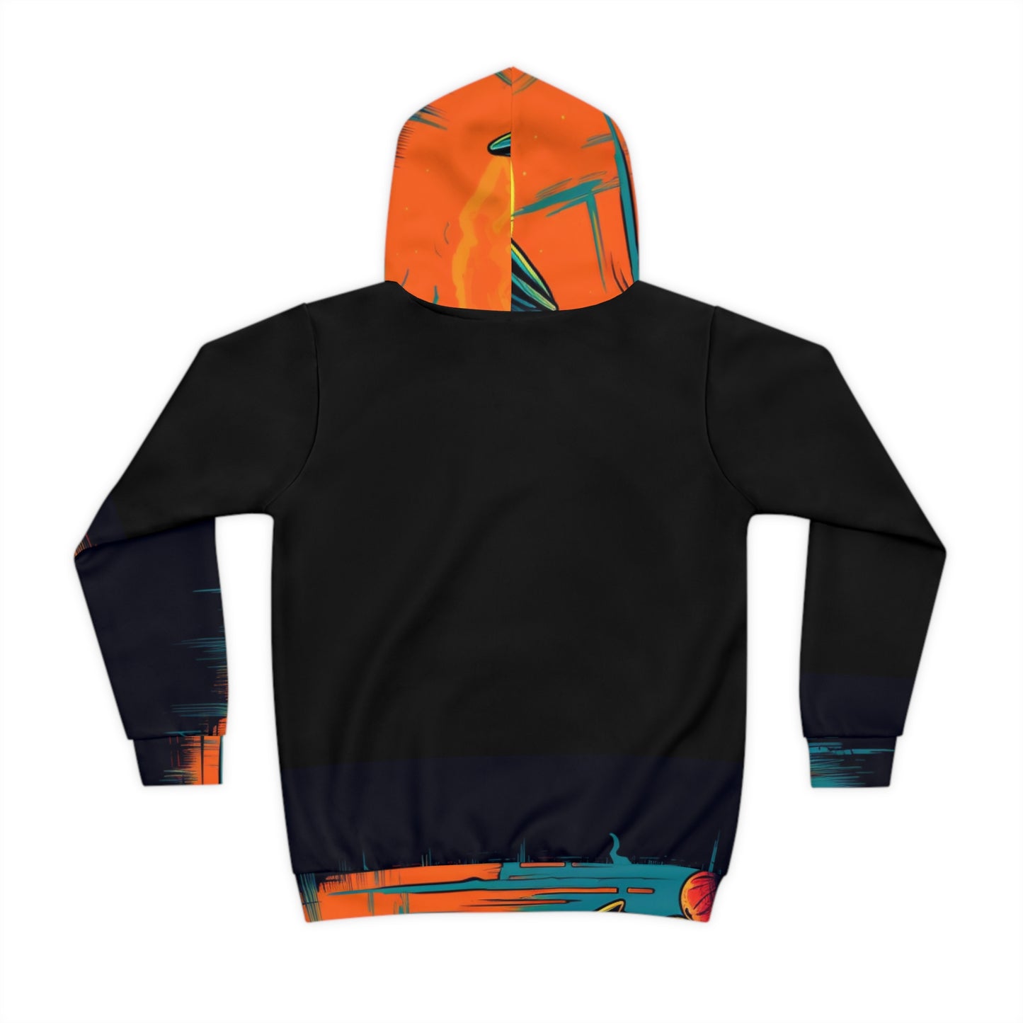 Sudadera con capucha para niños Fall Pumpkin Bird C (AOP)