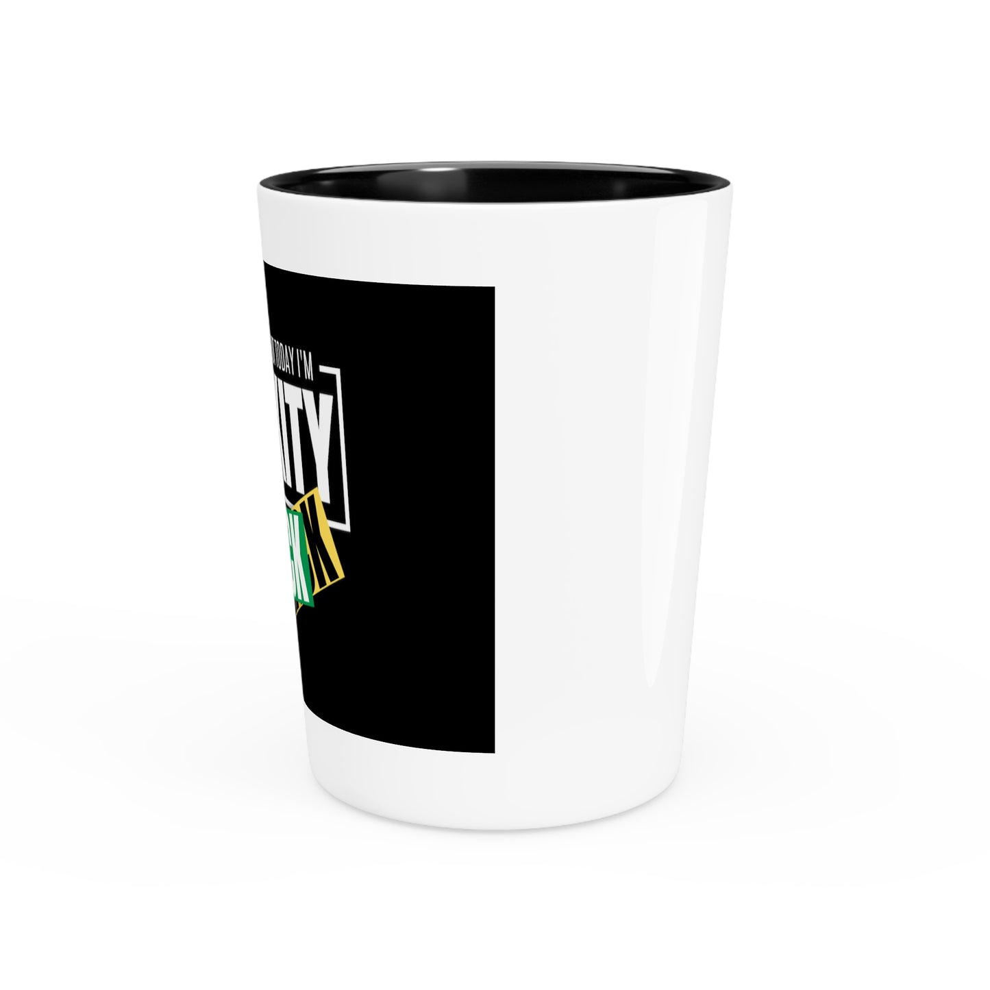 Vaso de chupito negro