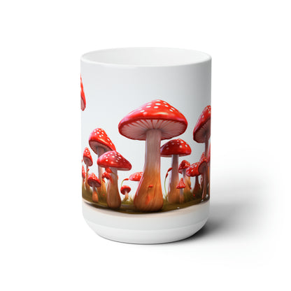 Like A Mug Mushrooms 1 Ceramic Mug 15oz