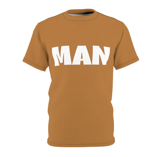 Halloween Costume Brown Man Unisex Cut & Sew Tee (AOP)