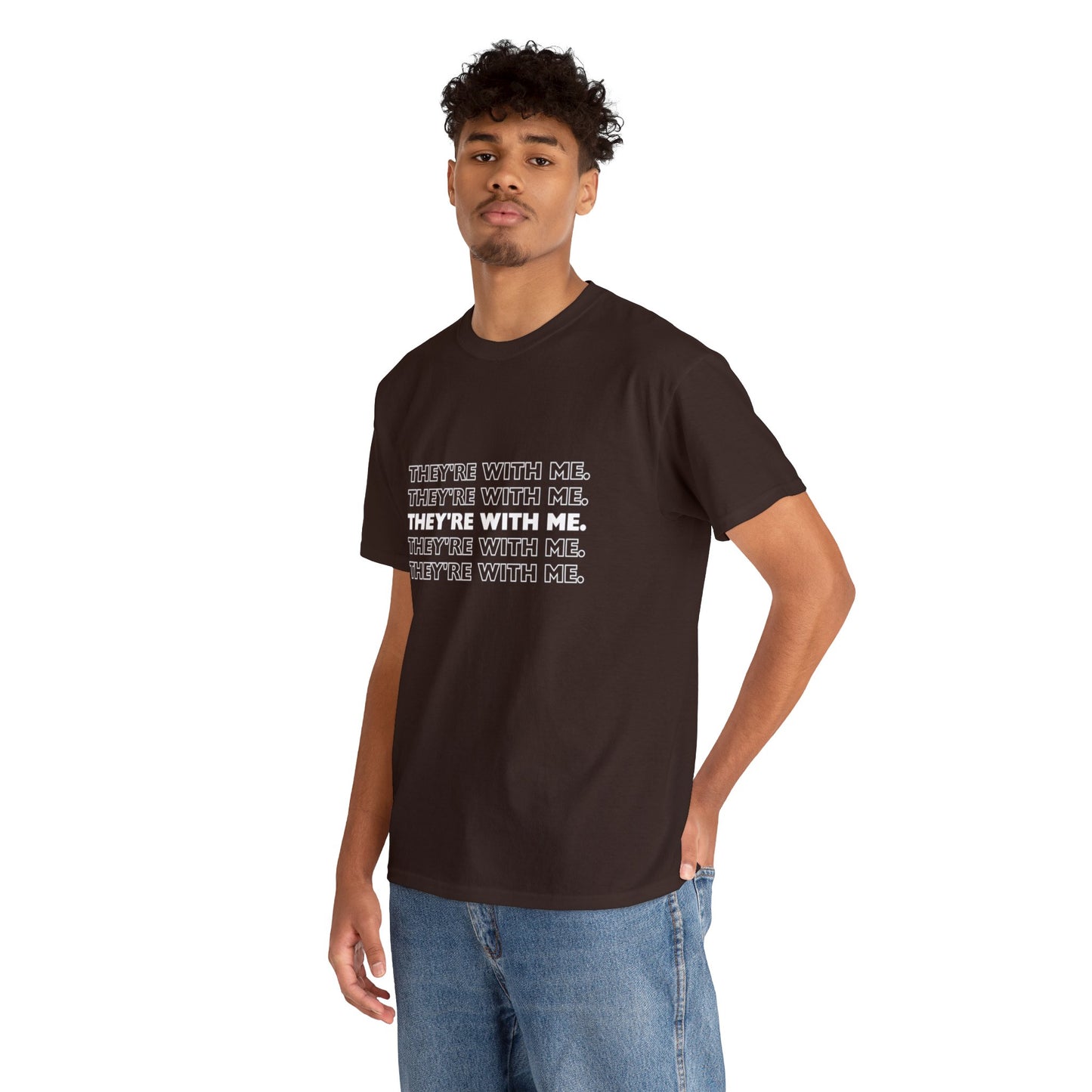 ATN They're With Me Unisex Heavy Cotton Tee