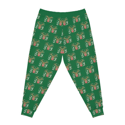 In Joy B Reindeer Athletic Joggers (AOP)