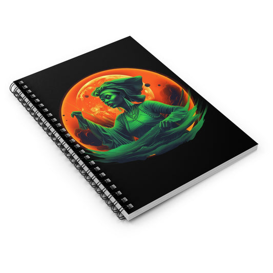 Halloween Witch C Spiral Notebook - Ruled Line