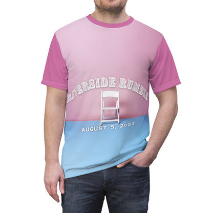 Riverside Rumble PINK Unisex Cut & Sew Tee (AOP)