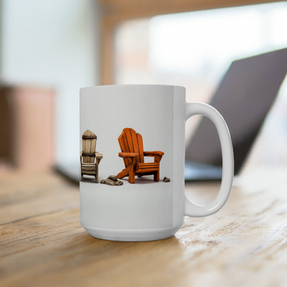 Like A Mug Adirondack Chairs 6 Ceramic Mug 15oz