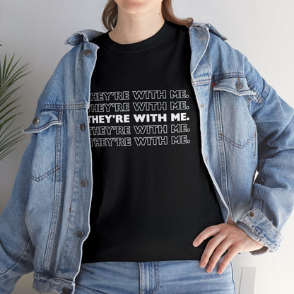 ATN They're With Us Unisex Heavy Cotton Tee