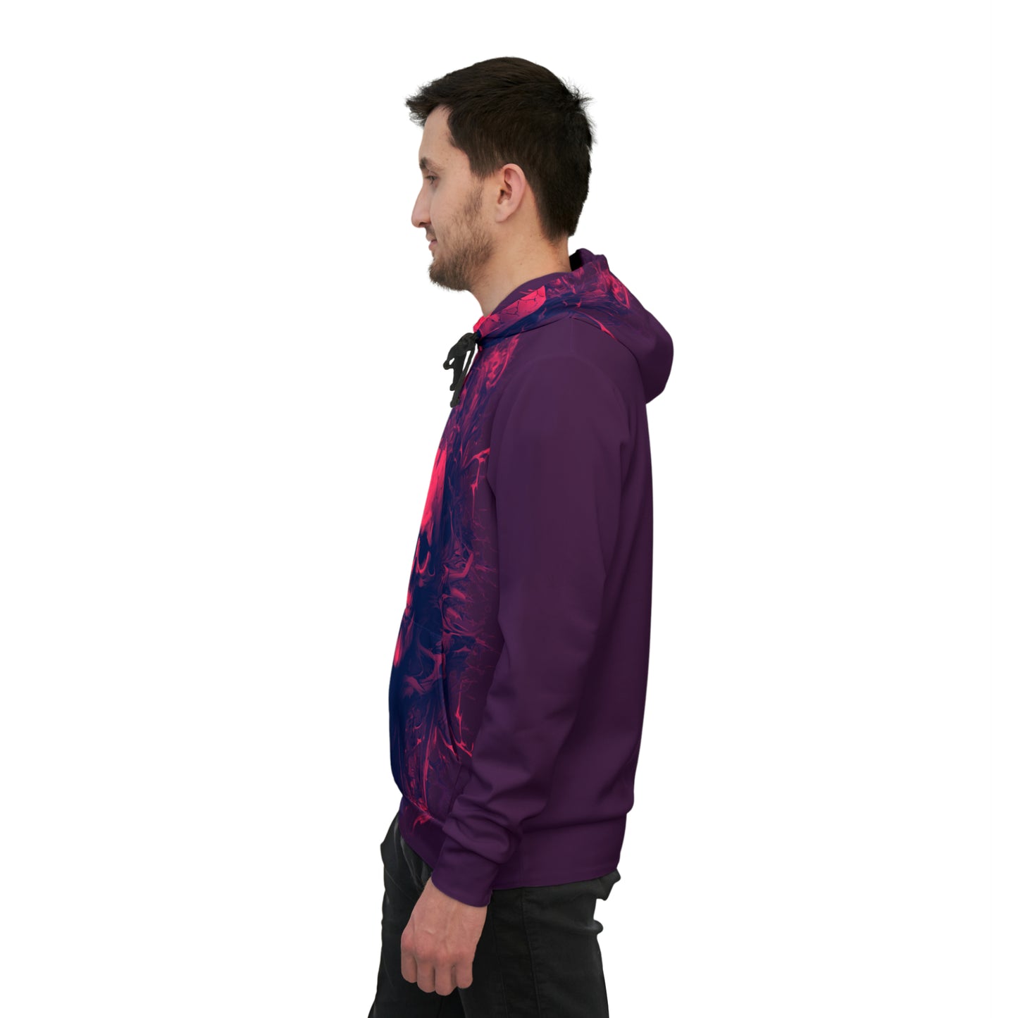 Sudadera con capucha deportiva Halloween F (AOP)