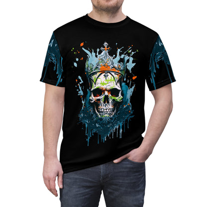 Camiseta unisex de corte y costura Halloween E (AOP)