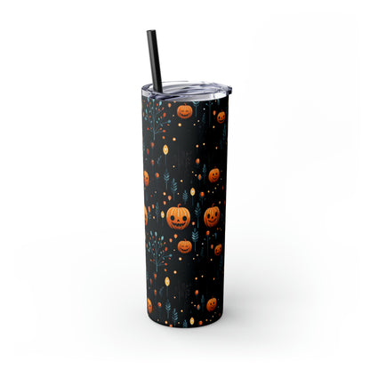 Pumpkins A Skinny Tumbler with Straw, 20oz