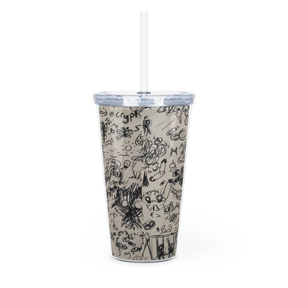 Sydney Plastic Tumbler with Straw