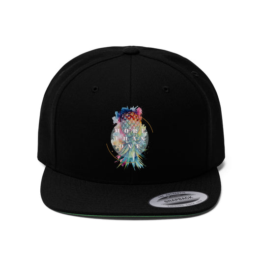 Pineapple MTO A Unisex Flat Bill Hat