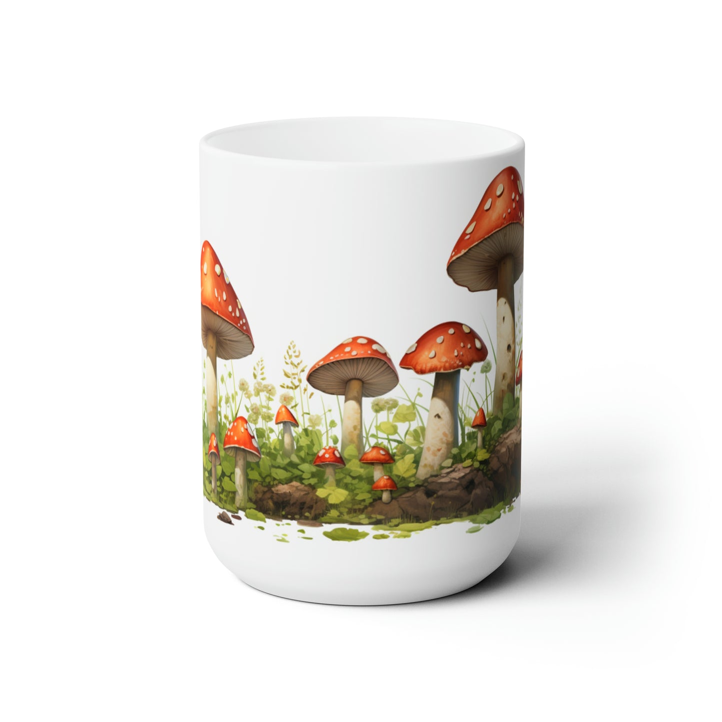 Like A Mug Mushrooms 7 Ceramic Mug 15oz