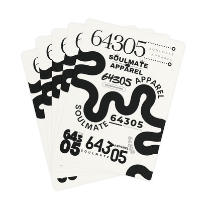 Soulmate Apparel Logos Offwhite Poker Cards