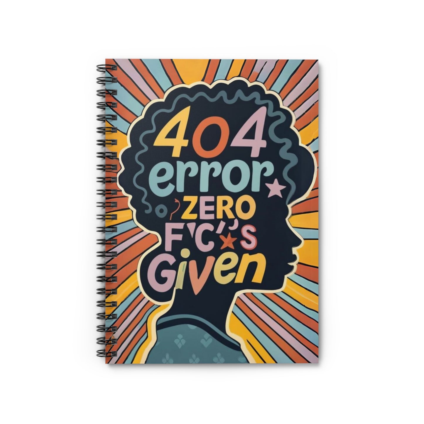 BHE 404 Error Spiral Notebook - Ruled Line