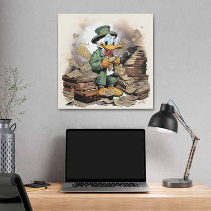 Rich as Duck Polyester Canvas