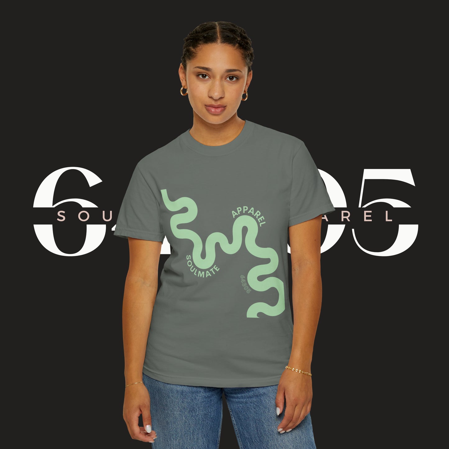 Soulmate Apparel Sage Meander Tee