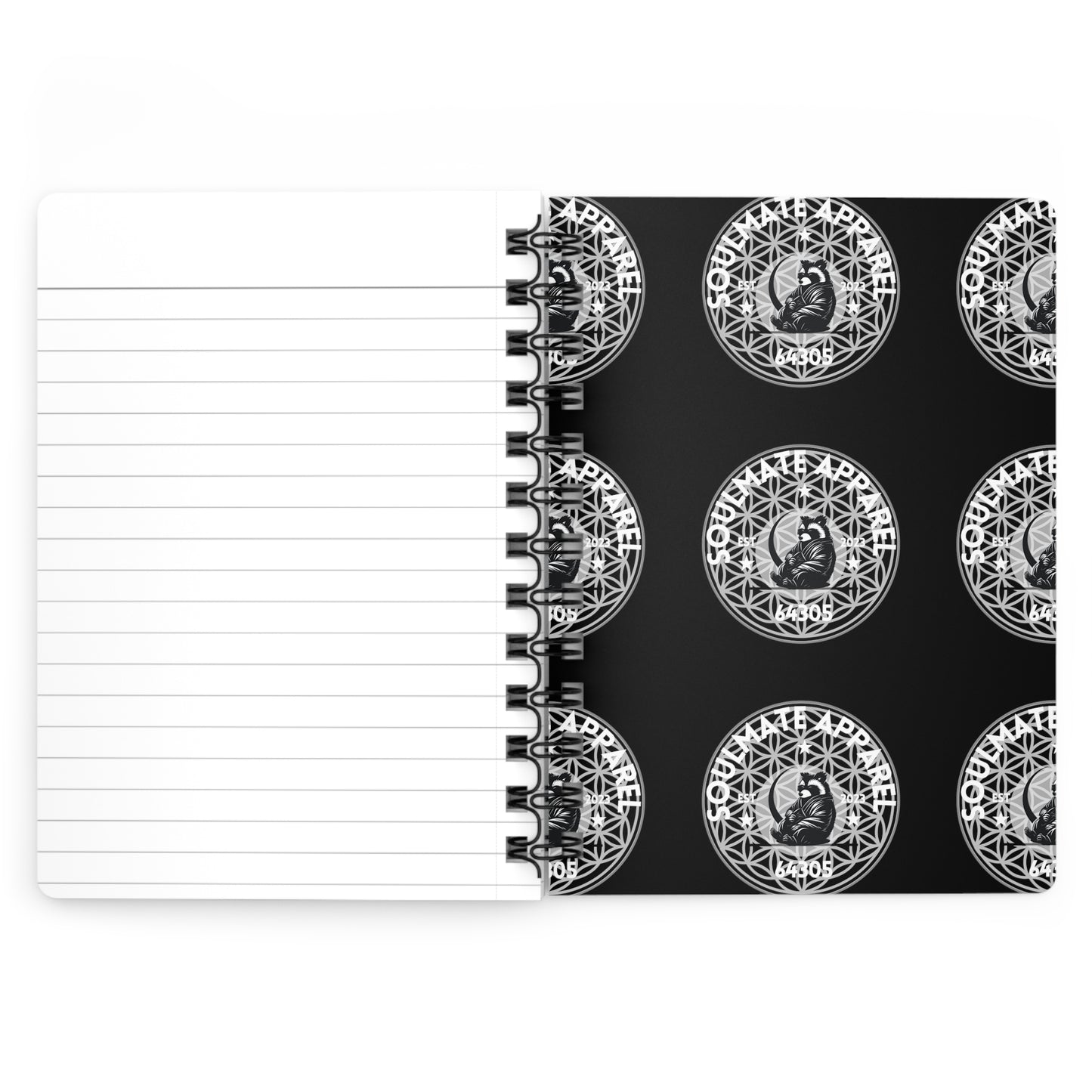 Soulmate Apparel Tanuki A Spiral Bound Journal