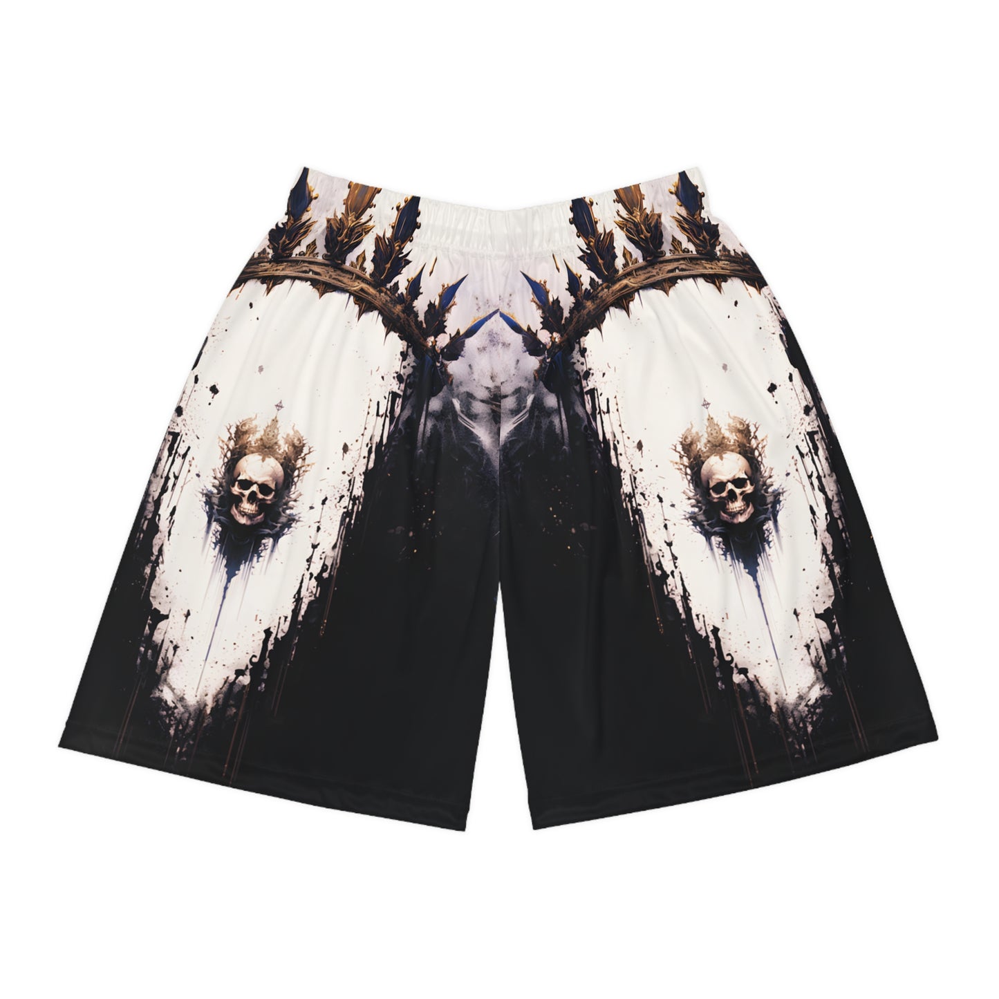 Skully A Basketball Shorts (AOP)