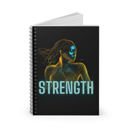 Strength Spiral Notebook - Ruled Line