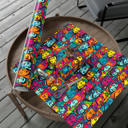 Split Personality Gift Wrap Papers