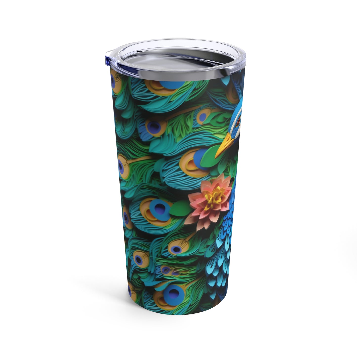 Peacock B Tumbler 20oz