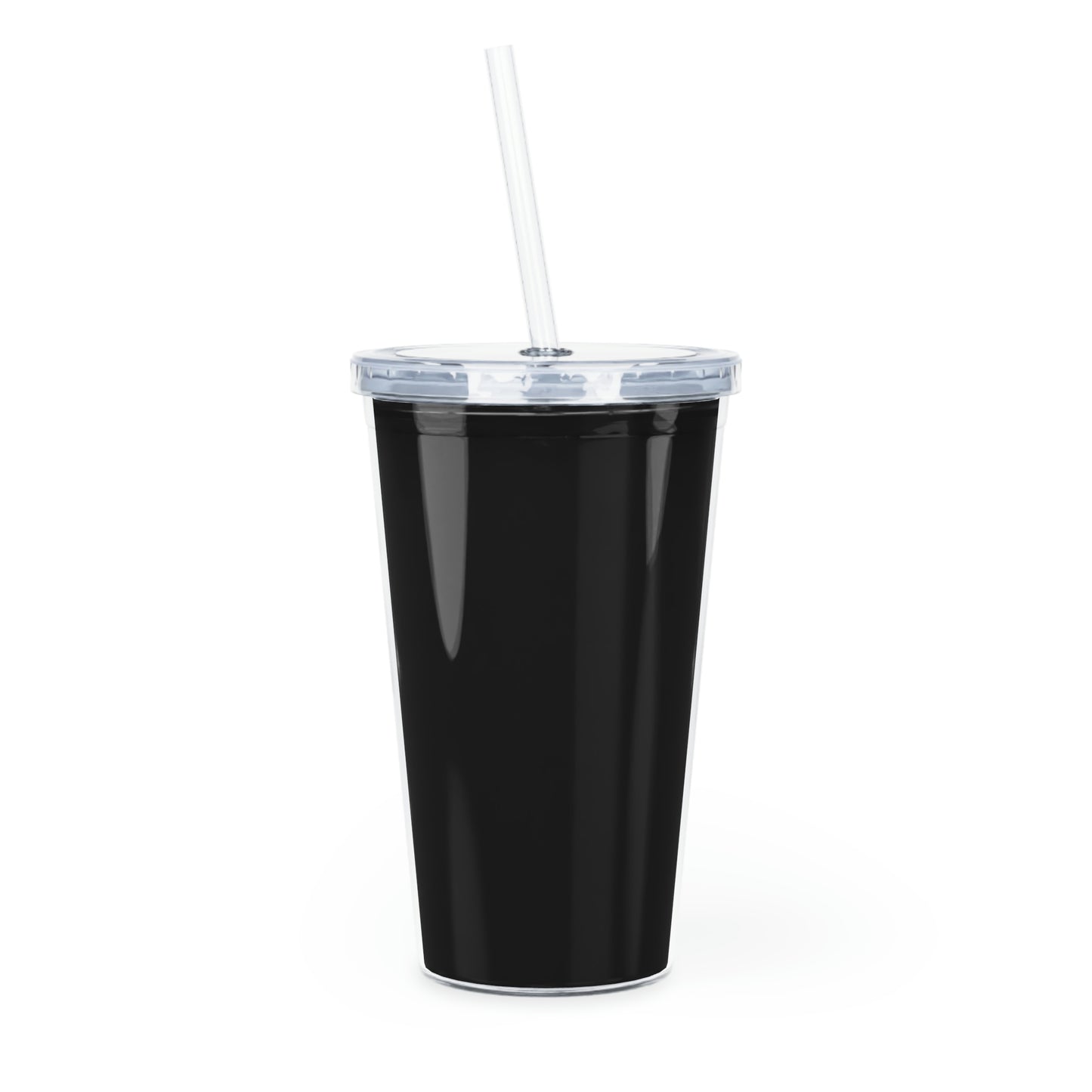 Strength Plastic Tumbler with Straw