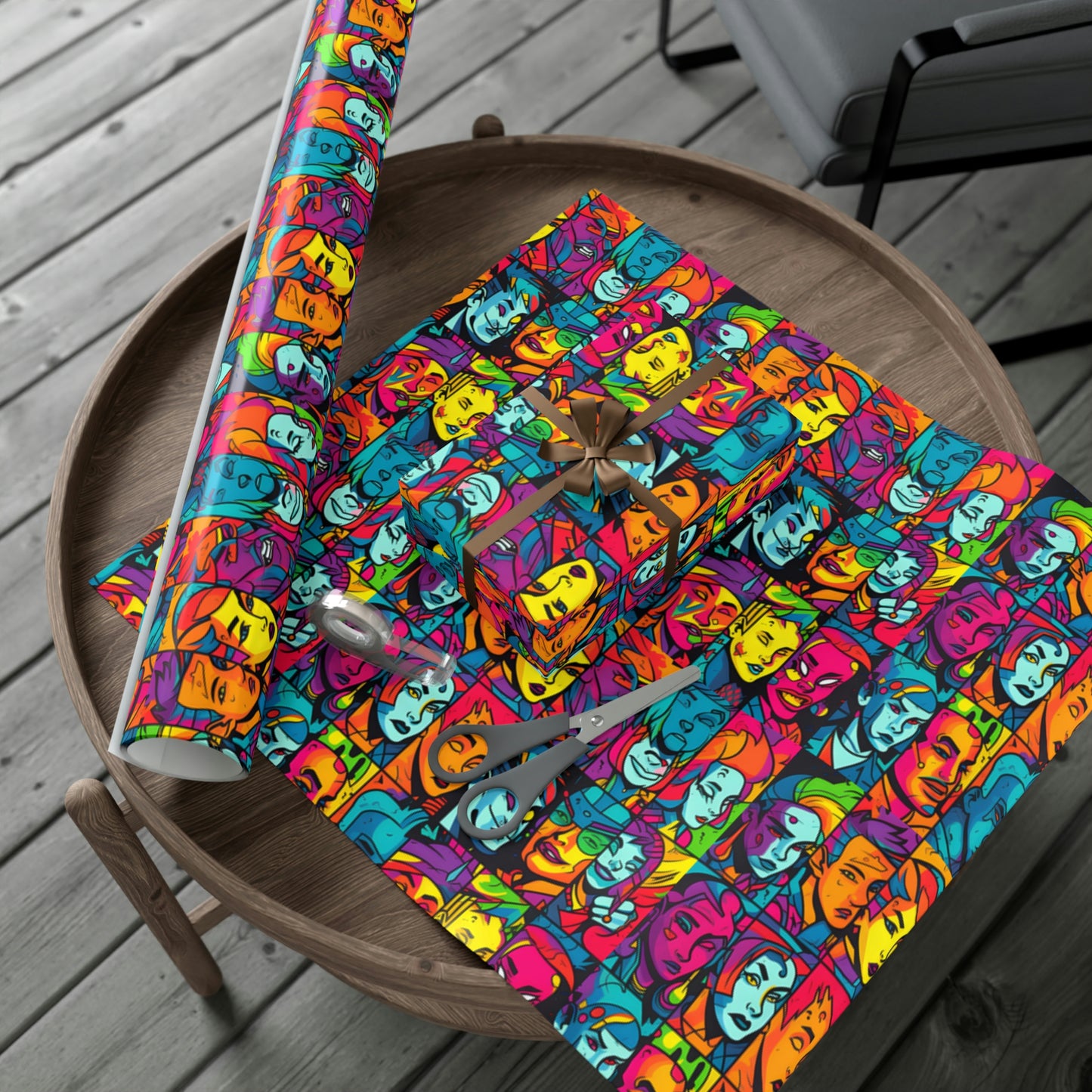 Split Personality Gift Wrap Papers