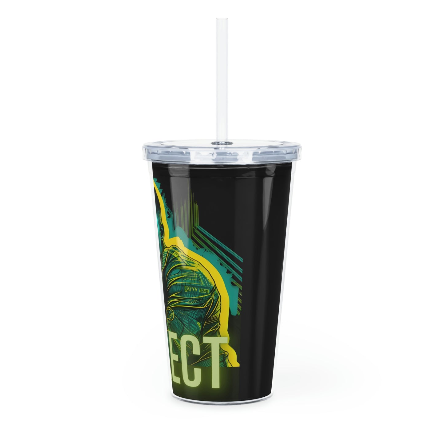 Reflect Plastic Tumbler with Straw