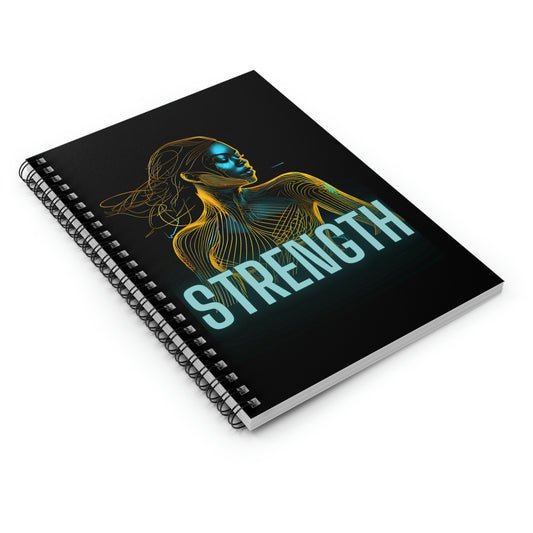 Strength Spiral Notebook - Ruled Line