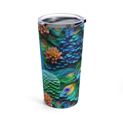 Peacock B Tumbler 20oz