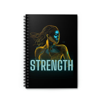 Strength Spiral Notebook - Ruled Line