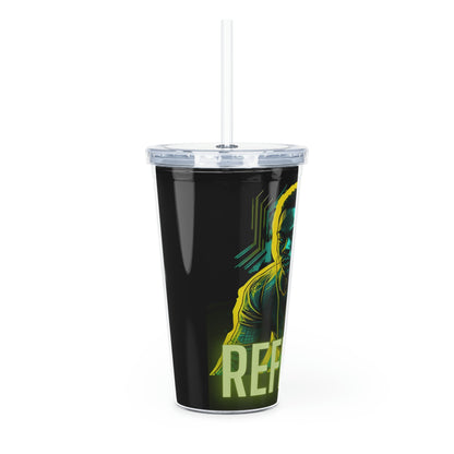 Reflect Plastic Tumbler with Straw