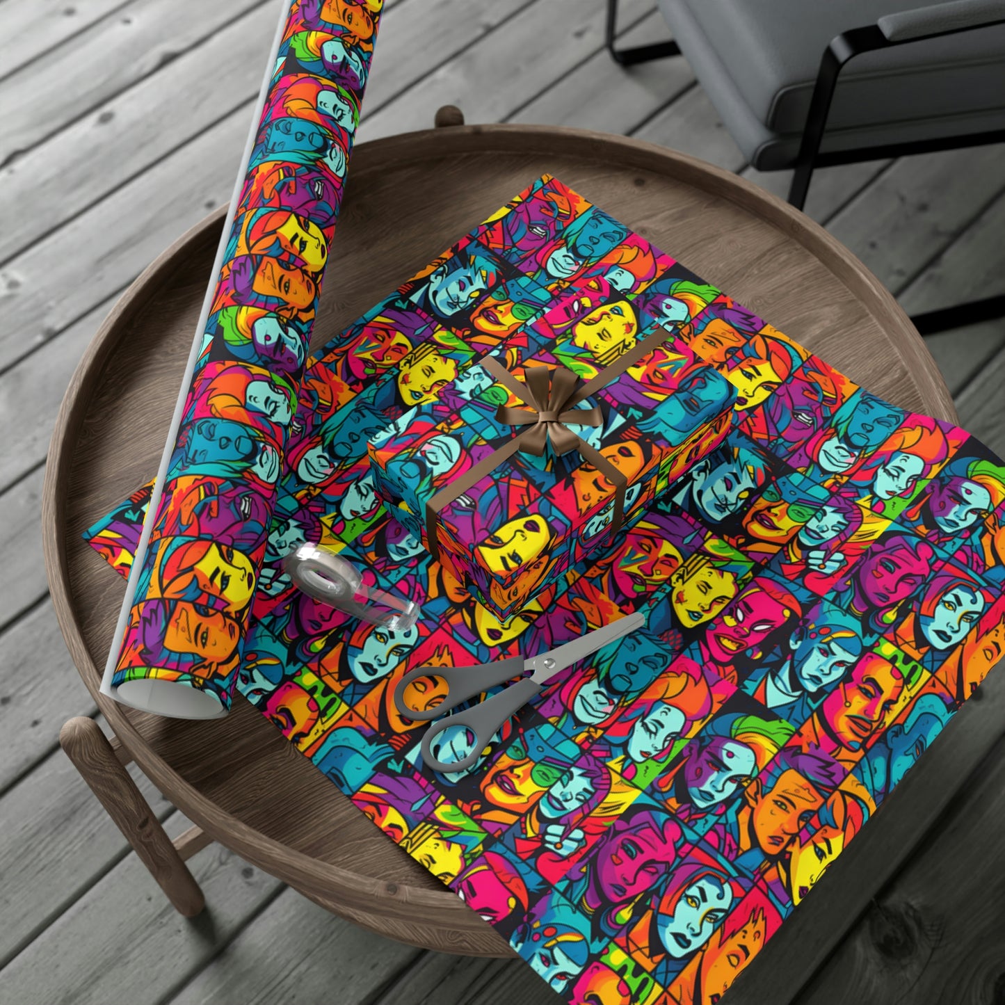 Split Personality Gift Wrap Papers