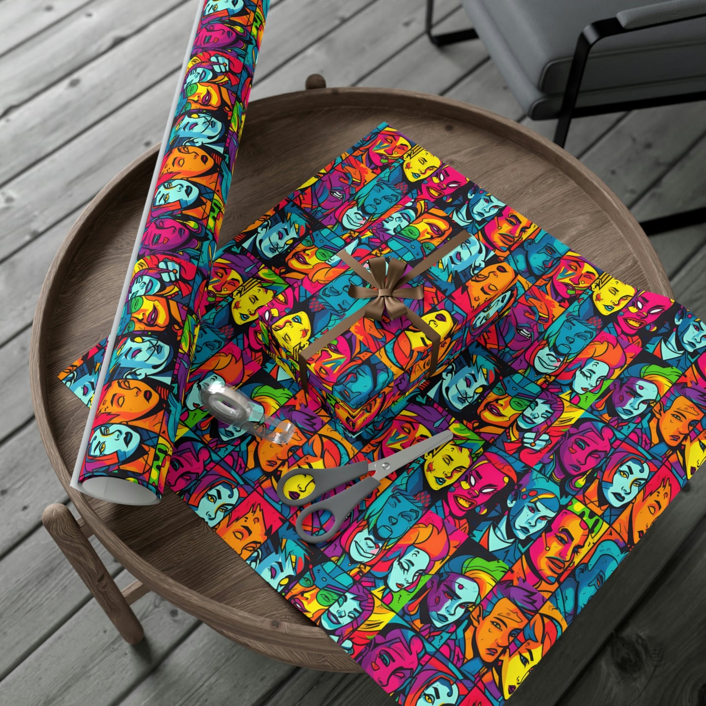 Split Personality Gift Wrap Papers